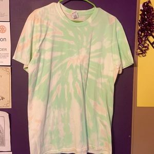 Self tie dyed t-shirt